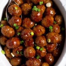 Slow Cooker Whiskey Meatballs Midwest Foodie