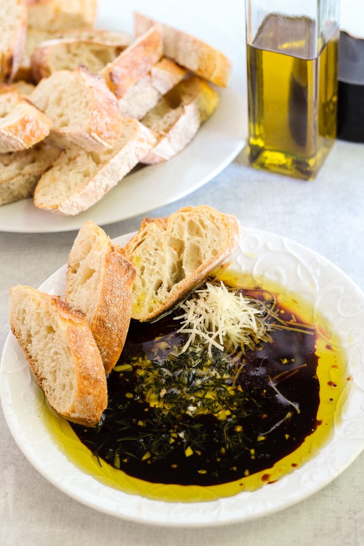 Olive Oil & Balsamic Vinegar Bread Dip Midwest Foodie