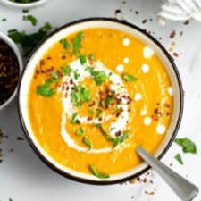 Vegan Butternut Squash Soup -image