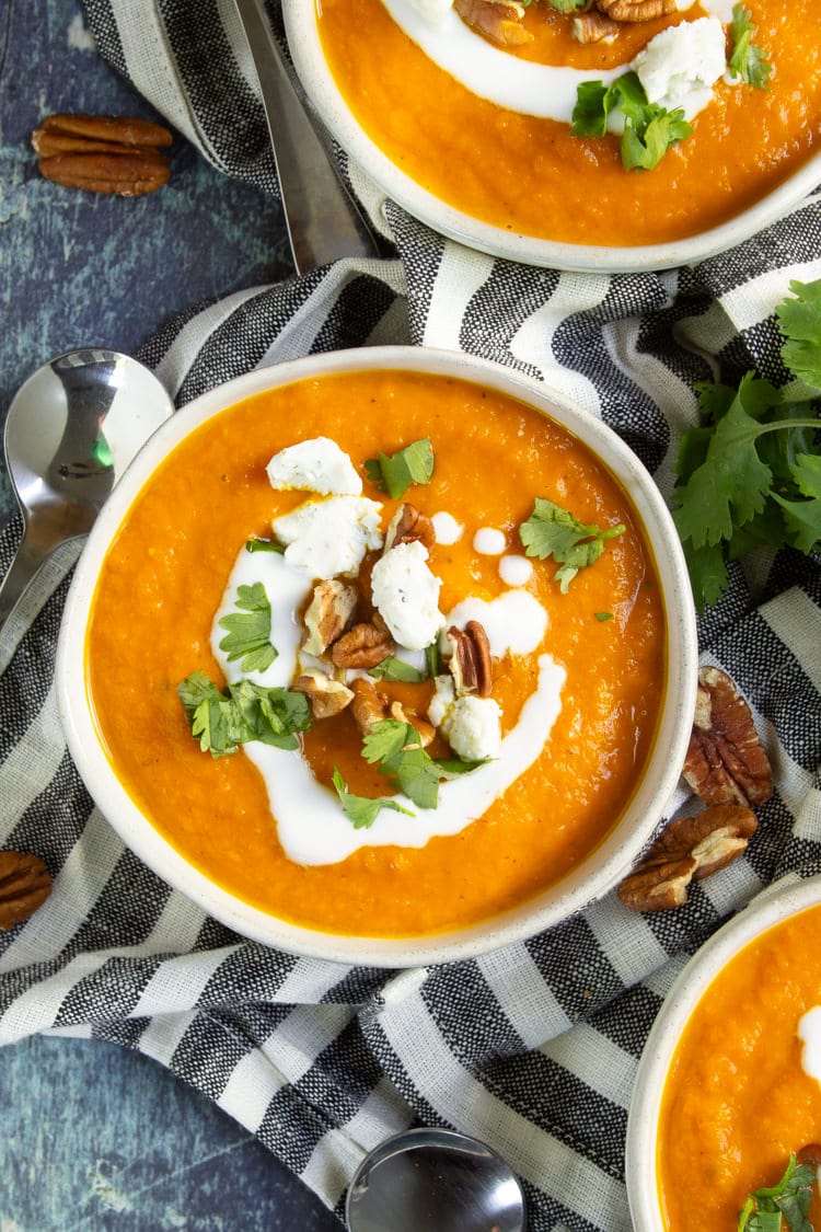 Creamy Carrot Soup - Vegan! | Midwest Foodie