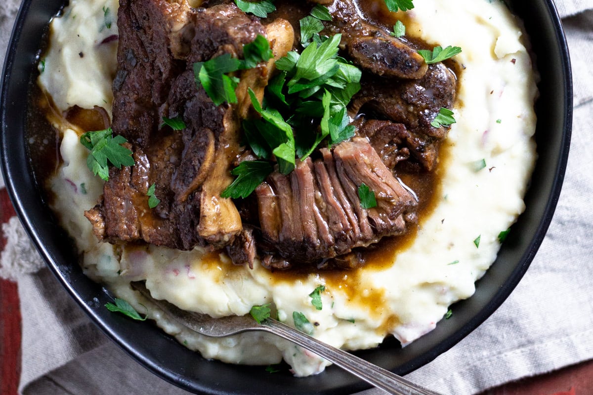 Slow Cooker Beer Braised Beef Short Ribs Midwest Foodie