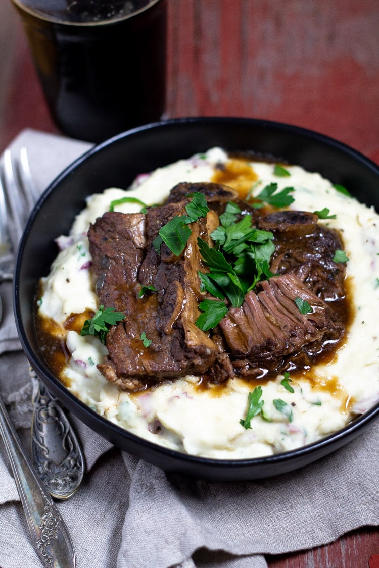 Slow Cooker Beer Braised Beef Short Ribs | Midwest Foodie