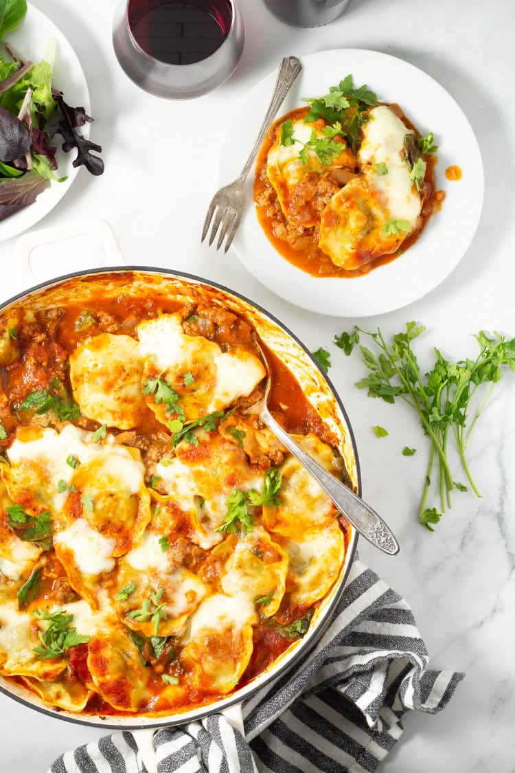 30 Minute Baked Ravioli | Midwest Foodie