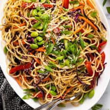 Sesame Ginger Noodle Salad [Vegan]-image
