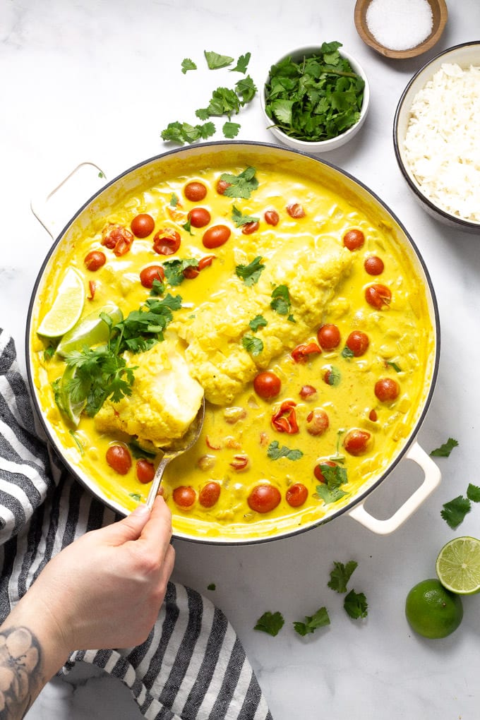 Curried Cod | Midwest Foodie