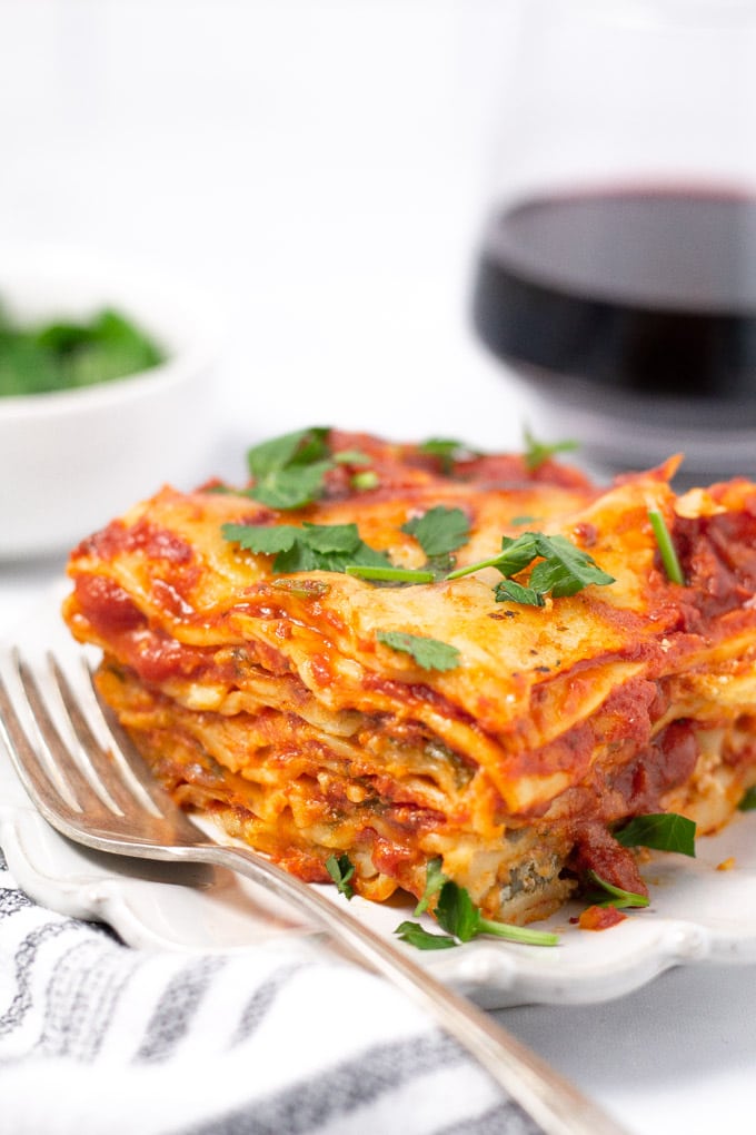 Easy Vegetarian Lasagna - No Boil | Midwest Foodie