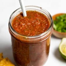 5 Minute Restaurant Salsa Recipe - Midwest Foodie