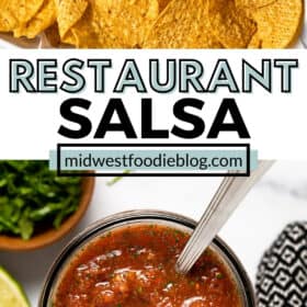 5 Minute Restaurant Salsa Recipe - Midwest Foodie