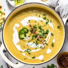 Curried Cauliflower Soup [Vegan!]-image