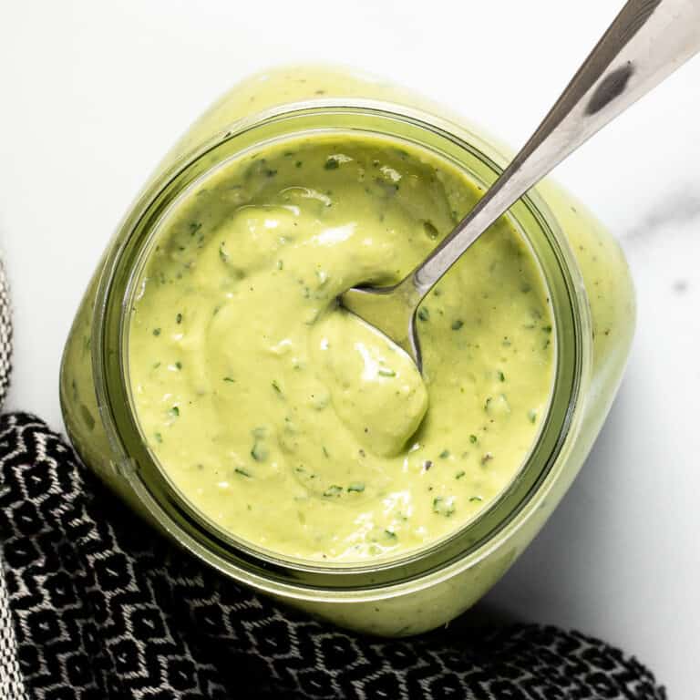 Easy 5 Minute Avocado Sauce