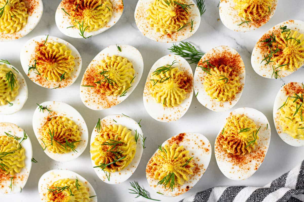 Curry Deviled Eggs - Midwest Foodie