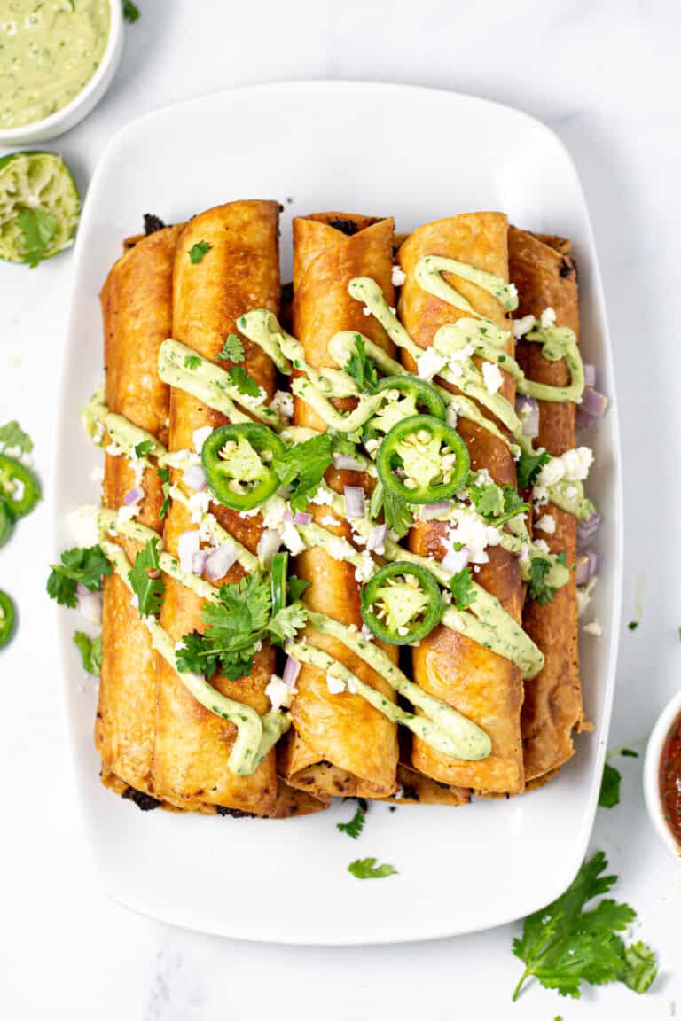 Ground Beef Flautas