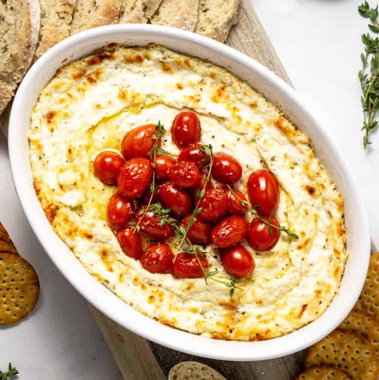 Roasted Garlic Goat Cheese Dip