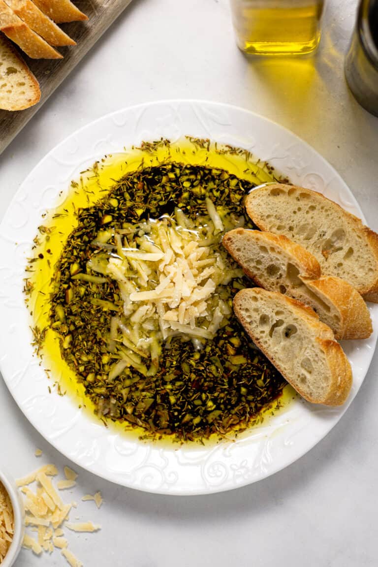 Olive Oil Bread Dip [video!] - Midwest Foodie