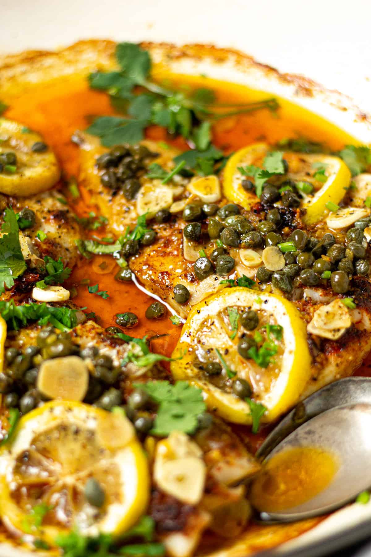 Easy Mediterranean Baked Fish - Midwest Foodie