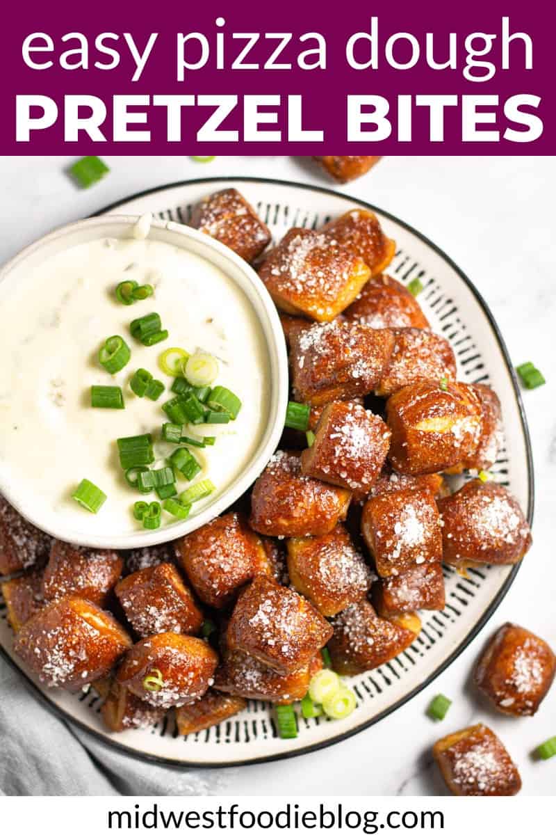 Pizza Dough Pretzel Bites Midwest Foodie