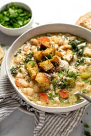 30 Minute White Bean Soup with Kale - Midwest Foodie