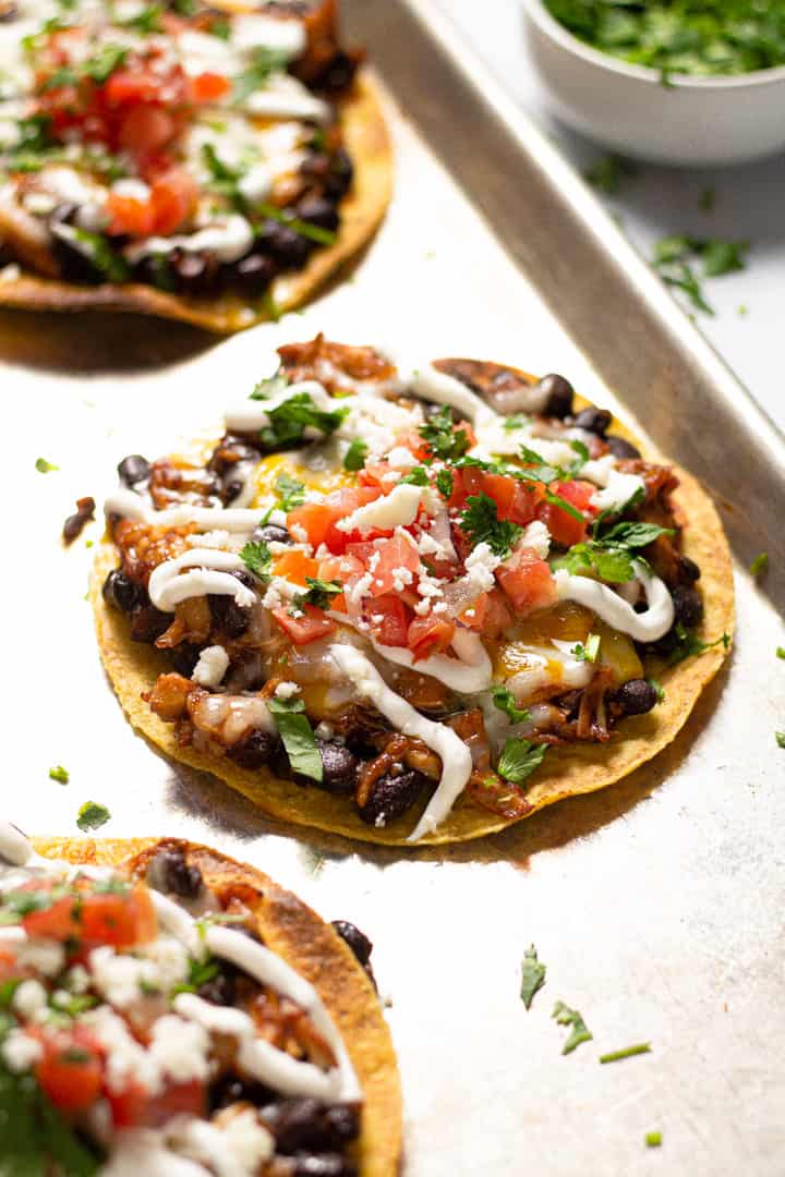 BBQ Chicken Tostadas | Midwest Foodie