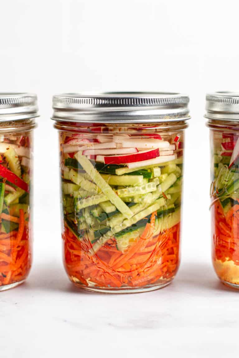 Quick Pickled Vegetables - Midwest Foodie
