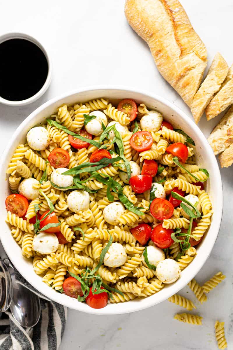 Caprese Pasta Salad | Midwest Foodie