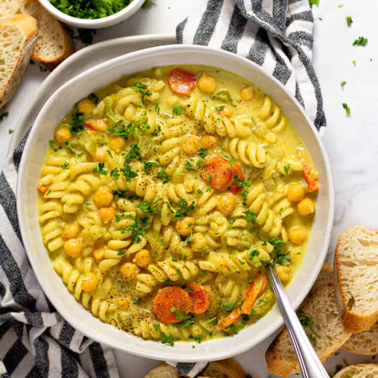 Chickpea Noodle Soup