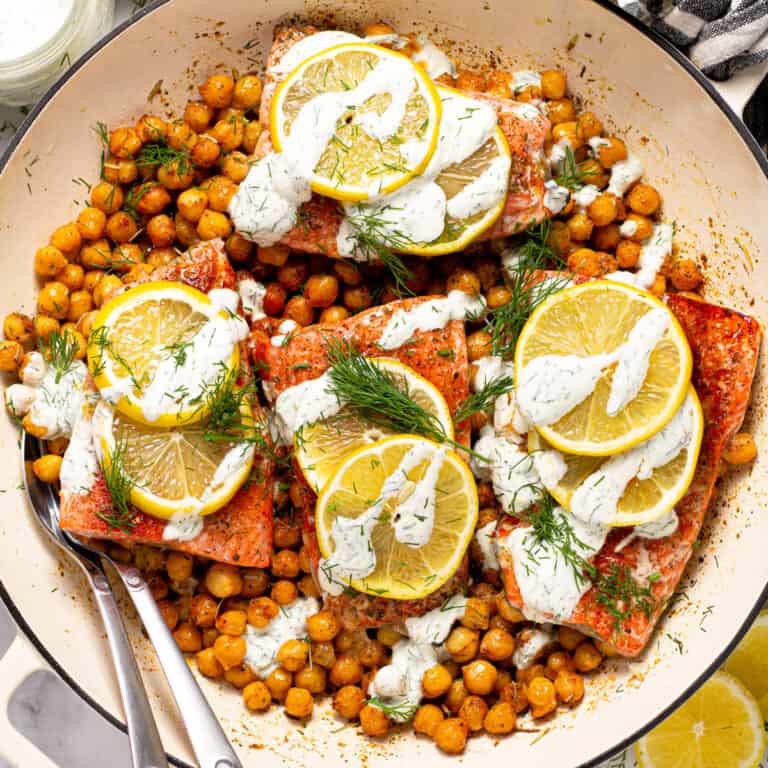 15 Minute Baked Mediterranean Salmon