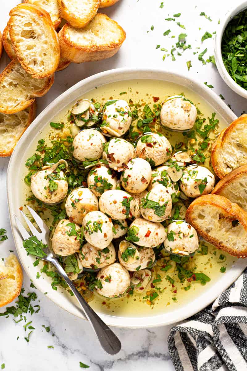 Marinated Mozzarella Balls - Midwest Foodie