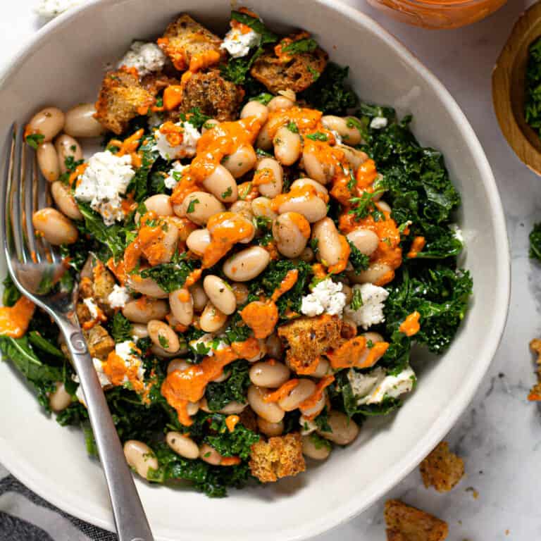 White Bean Kale Salad