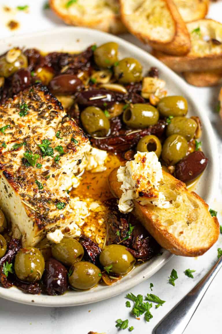 Baked Feta Appetizer - Midwest Foodie