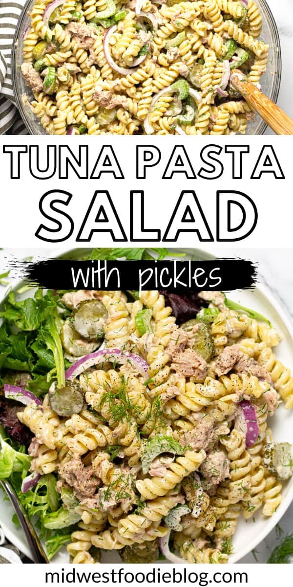 20 Minute Tuna Pasta Salad Recipe - Midwest Foodie