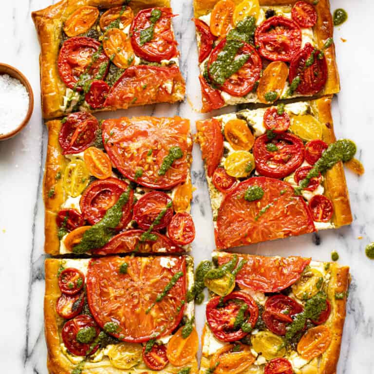 Easy Puff Pastry Tomato Tart