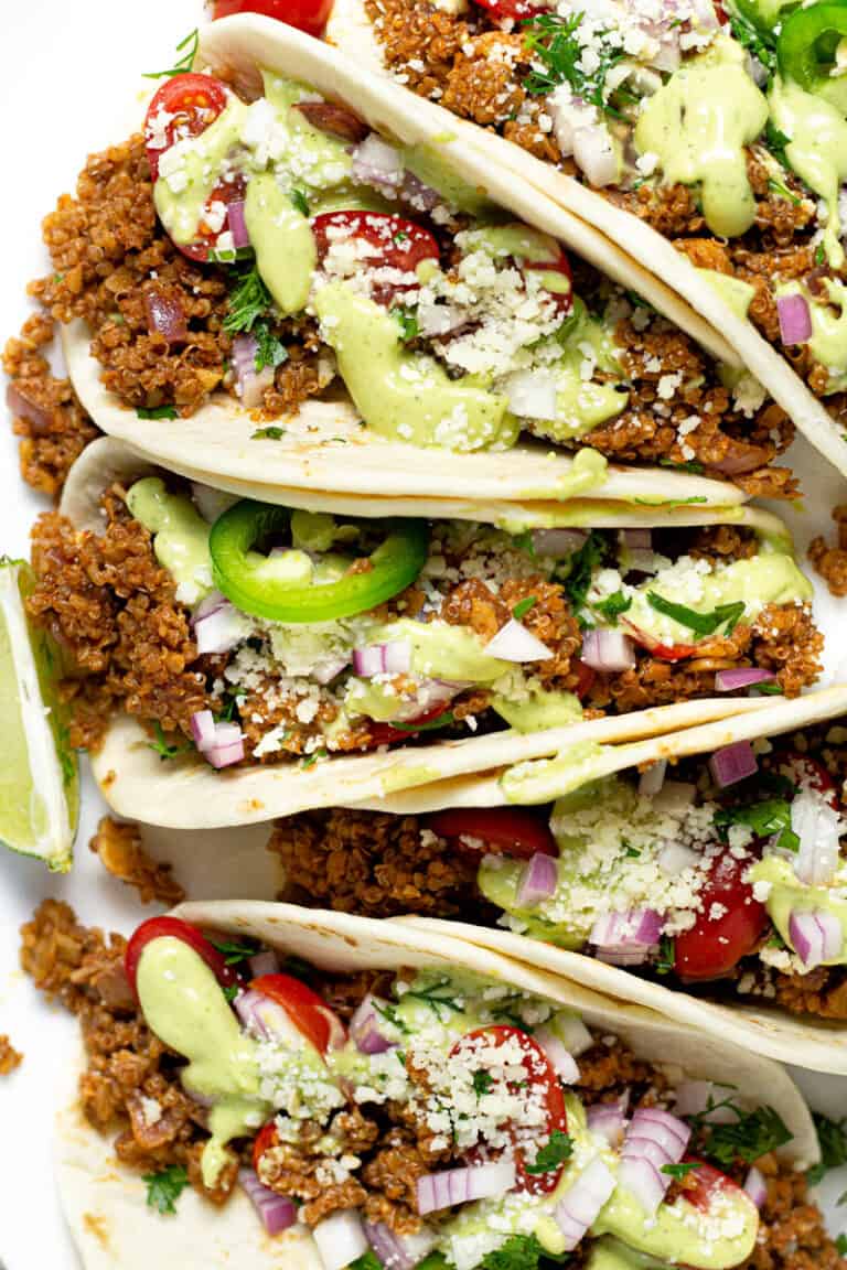 Vegan Quinoa Walnut Tacos - Midwest Foodie