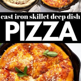 Super Easy Cast Iron Pizza - FeelGoodFoodie