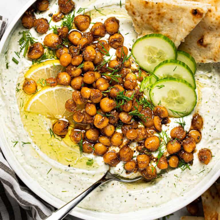 Whipped Feta Dip with Chickpeas