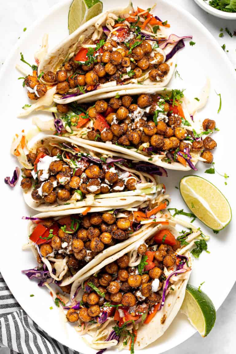 Easy Chickpea Tacos Recipe Midwest Foodie