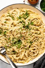 One-Pot Garlic Parmesan Pasta Recipe - Midwest Foodie