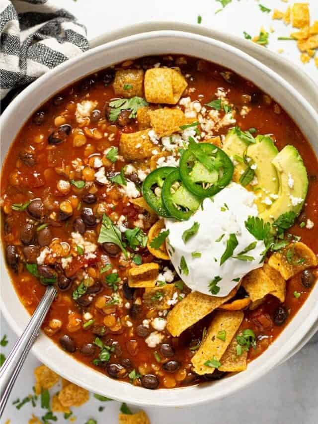 One Pot Black Bean Chili