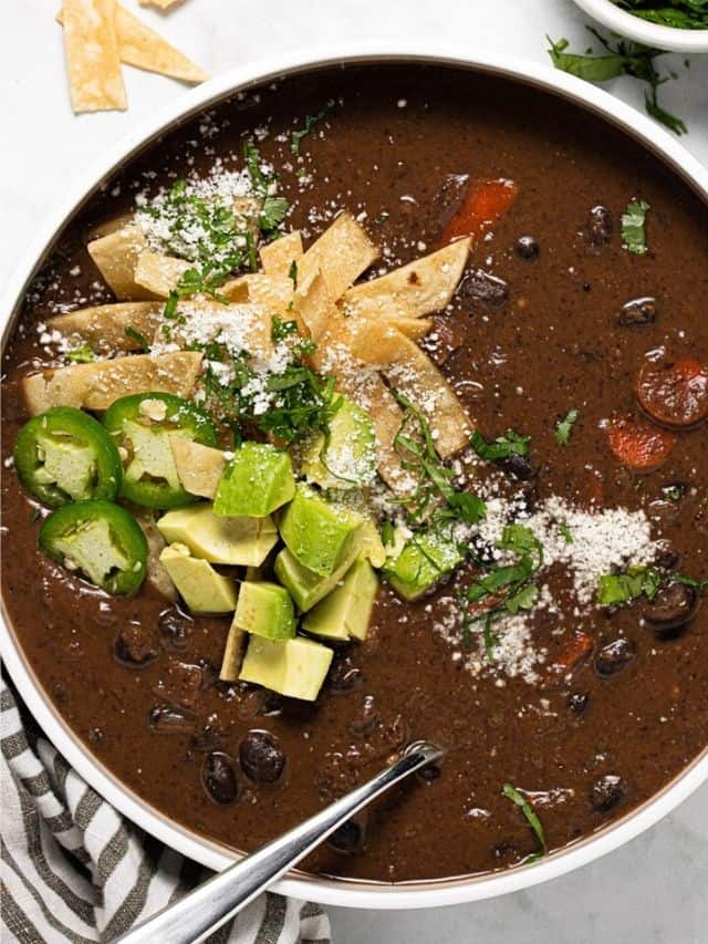 Creamy Black Bean Soup