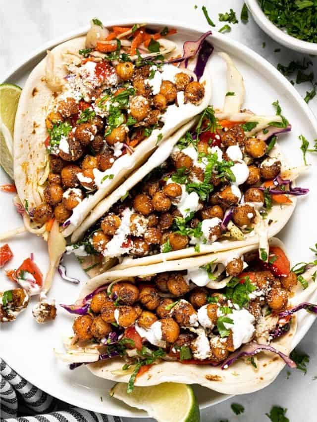 Crispy Chickpea Tacos