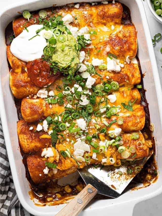 Cheesy Chicken Enchiladas