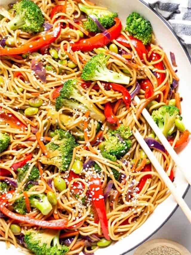 Easy Veggie Lo Mein