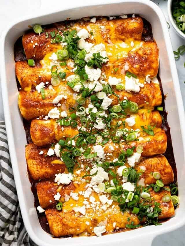 Weeknight Veggie Enchiladas