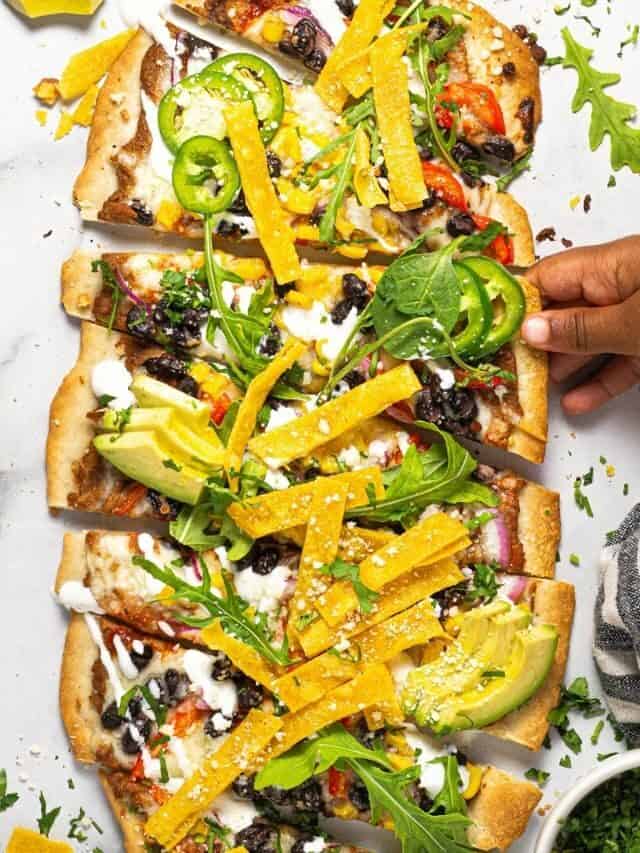 Taco Flatbread Pizza