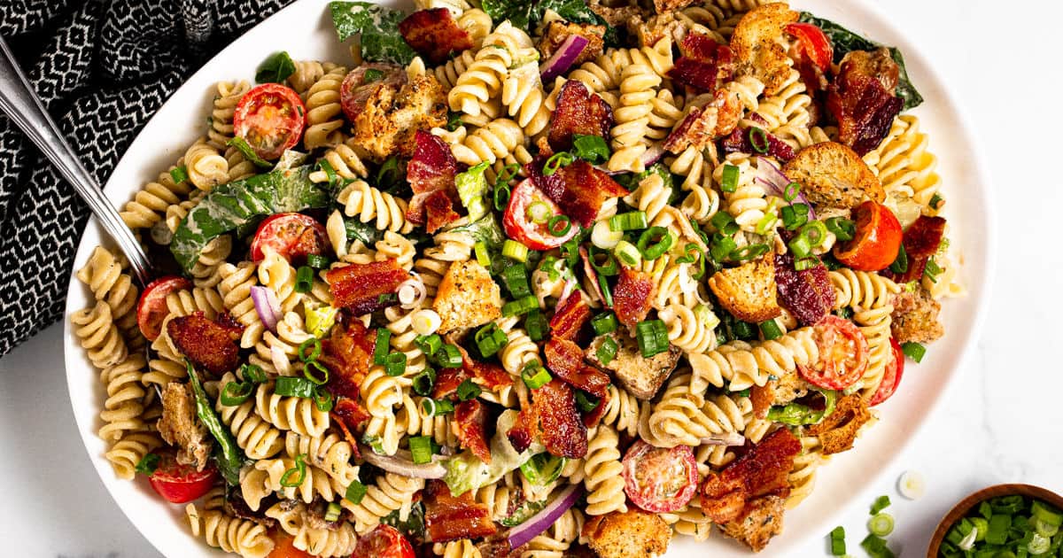 30 Minute BLT Pasta Salad