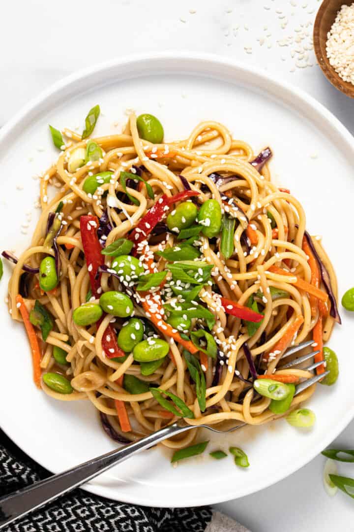 25 Minute Sesame Noodle Salad Vegan Midwest Foodie   FINAL Sesame Noodle Salad 1 3 1 720x1080 