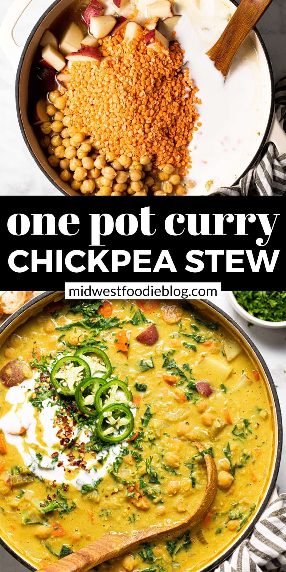 One-Pot Vegan Chickpea Soup Recipe - Midwest Foodie