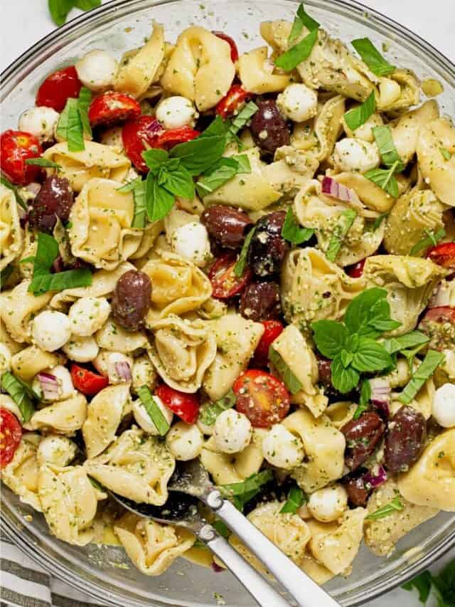 Pesto Tortellini Salad