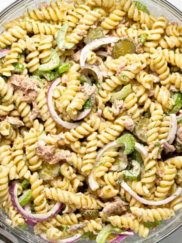 20 Minute Tuna Pasta Salad