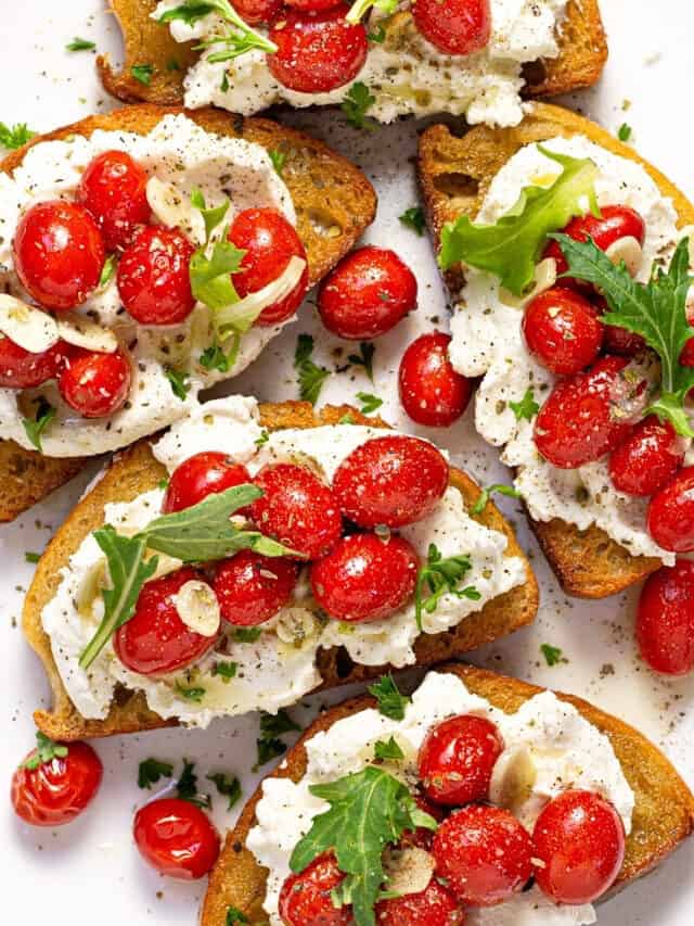 Roasted Tomato Ricotta Toast