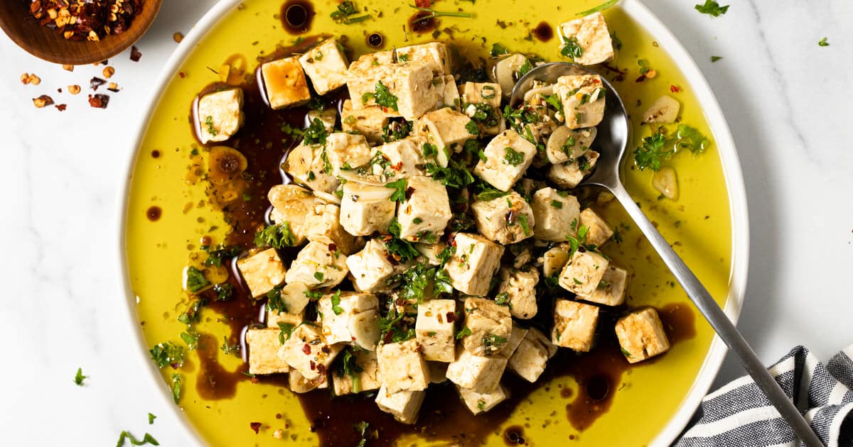 Garlic and Herb Marinated Feta Midwest Foodie